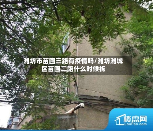 潍坊市苗圃三路有疫情吗/潍坊潍城区苗圃二路什么时候拆
