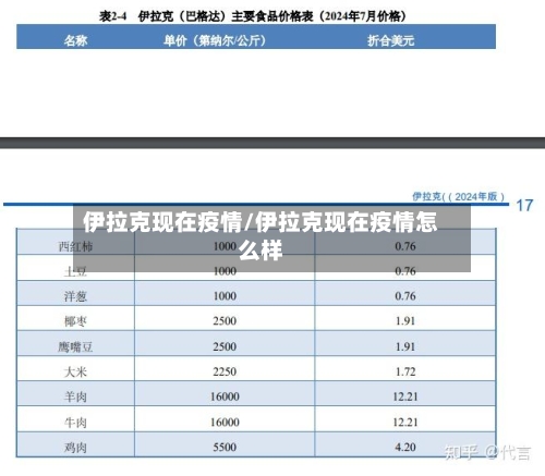 伊拉克现在疫情/伊拉克现在疫情怎么样