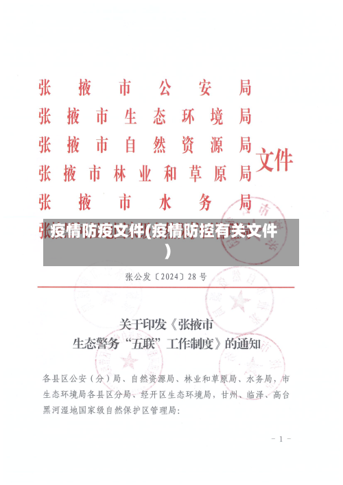 疫情防疫文件(疫情防控有关文件)-第2张图片