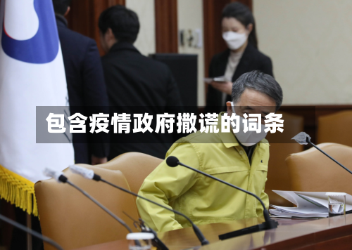 包含疫情政府撒谎的词条-第3张图片