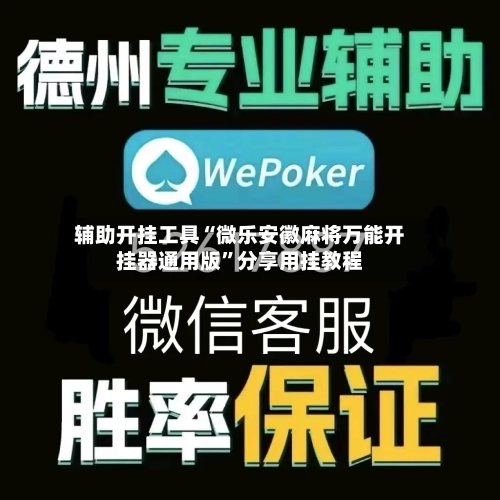 辅助开挂工具“微乐安徽麻将万能开挂器通用版”分享用挂教程-第3张图片