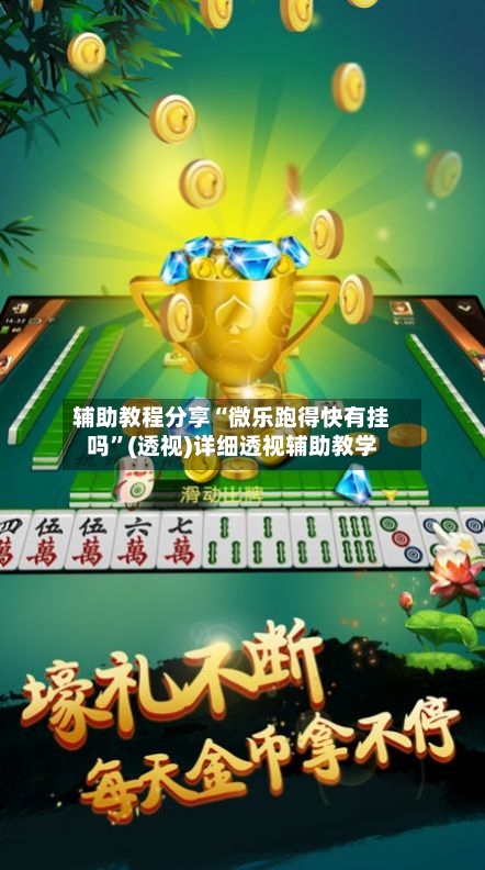 辅助教程分享“微乐跑得快有挂吗”(透视)详细透视辅助教学-第2张图片