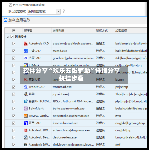 软件分享“欢乐五张辅助”详细分享装挂步骤-第3张图片