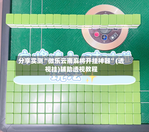 分享实测“微乐云南麻将开挂神器	”(透视挂)辅助透视教程-第2张图片