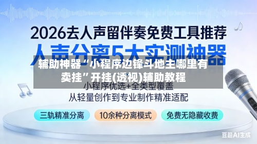 辅助神器“小程序边锋斗地主哪里有卖挂”开挂(透视)辅助教程-第2张图片