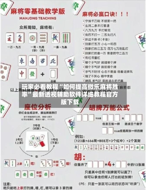 玩家必看教程“如何提高微乐麻将胜率”最新透视辅助软件详细教程官方版下载-第2张图片