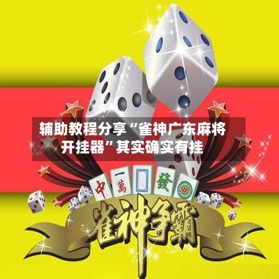 辅助教程分享“雀神广东麻将开挂器”其实确实有挂-第3张图片