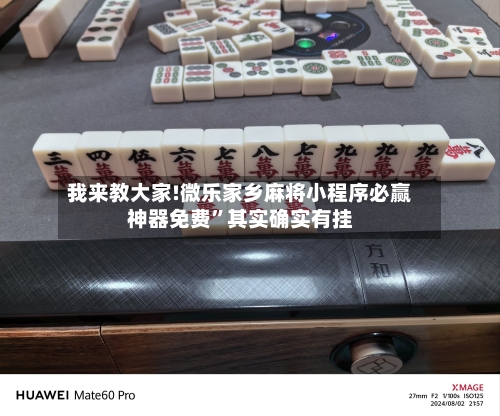 我来教大家!微乐家乡麻将小程序必赢神器免费	”其实确实有挂-第2张图片