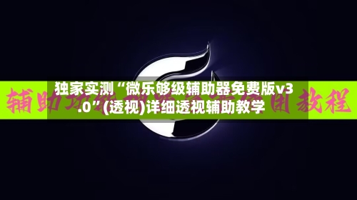 独家实测“微乐够级辅助器免费版v3.0”(透视)详细透视辅助教学
