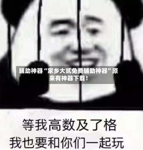 辅助神器“家乡大贰免费辅助神器”原来有神器下载！-第2张图片