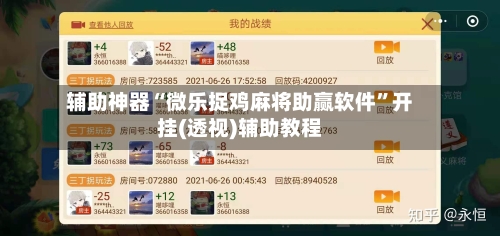 辅助神器“微乐捉鸡麻将助赢软件”开挂(透视)辅助教程-第2张图片