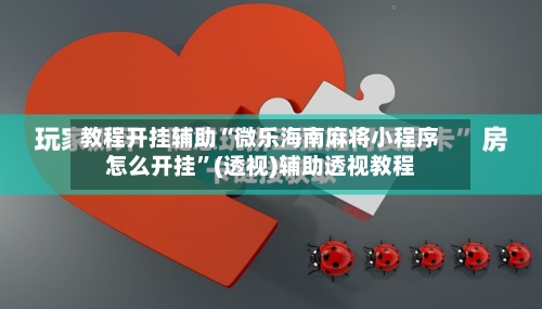 教程开挂辅助“微乐海南麻将小程序怎么开挂”(透视)辅助透视教程-第3张图片