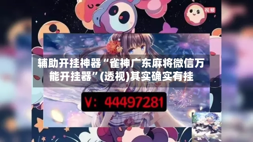 辅助开挂神器“雀神广东麻将微信万能开挂器”(透视)其实确实有挂-第3张图片