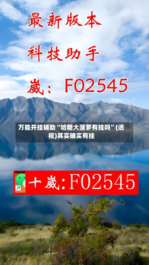 万能开挂辅助“哈糖大菠萝有挂吗”(透视)其实确实有挂