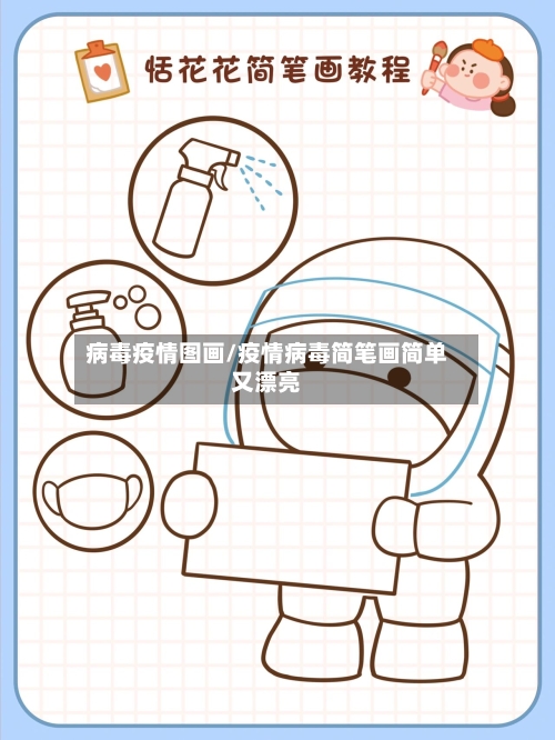 病毒疫情图画/疫情病毒简笔画简单又漂亮