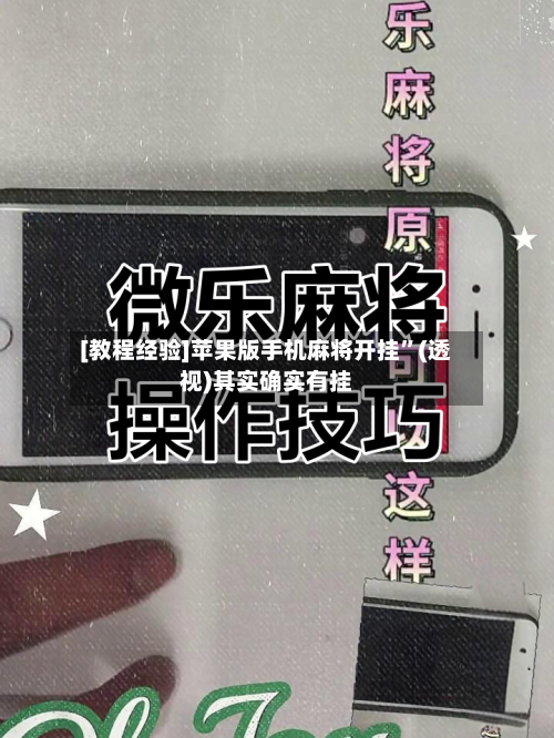 [教程经验]苹果版手机麻将开挂”(透视)其实确实有挂