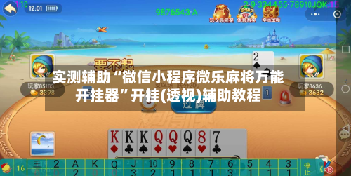 实测辅助“微信小程序微乐麻将万能开挂器	”开挂(透视)辅助教程-第2张图片