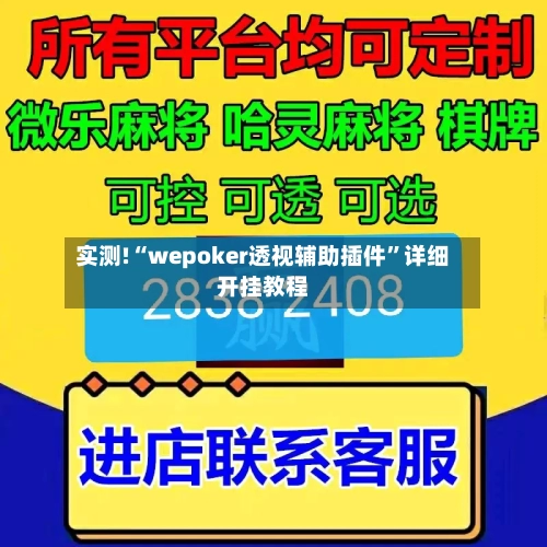 实测!“wepoker透视辅助插件	”详细开挂教程-第2张图片