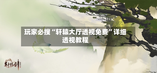 玩家必搜“轩辕大厅透视免费”详细透视教程-第2张图片