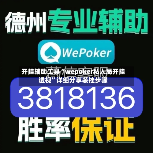 开挂辅助工具“wepoker私人局开挂透视”详细分享装挂步骤-第3张图片