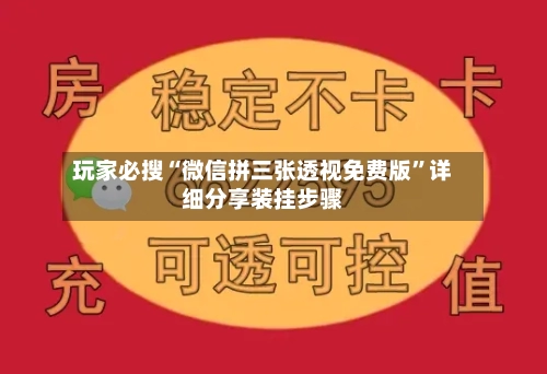 玩家必搜“微信拼三张透视免费版”详细分享装挂步骤-第3张图片