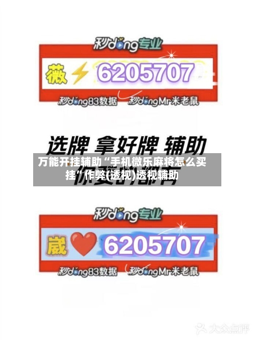 万能开挂辅助“手机微乐麻将怎么买挂”作弊(透视)透视辅助