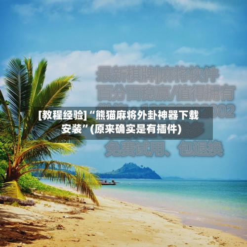 [教程经验]“熊猫麻将外卦神器下载安装”(原来确实是有插件)-第2张图片