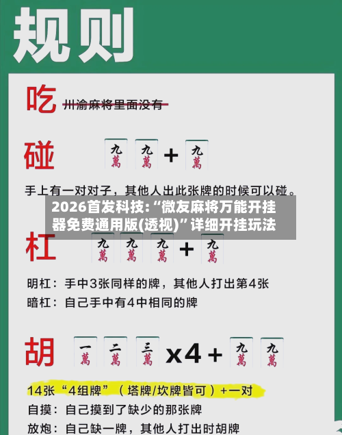 2026首发科技:“微友麻将万能开挂器免费通用版(透视)	”详细开挂玩法-第3张图片