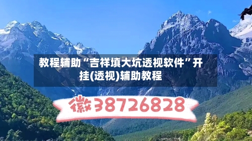 教程辅助“吉祥填大坑透视软件	”开挂(透视)辅助教程-第2张图片