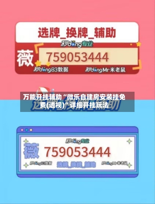 万能开挂辅助“微乐自建房安装挂免费(透视)	”详细开挂玩法-第2张图片