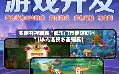 实测开挂辅助“牌乐门万能辅助器”(曝光透视必备猫腻)-第3张图片