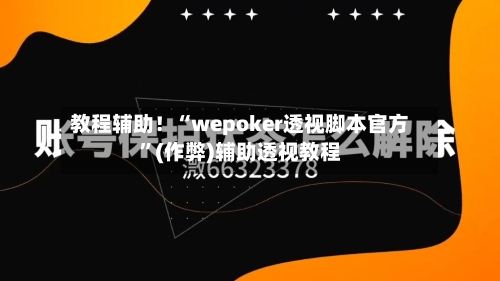 教程辅助！“wepoker透视脚本官方	”(作弊)辅助透视教程-第3张图片