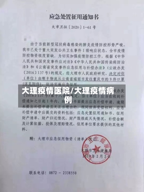 大理疫情医院/大理疫情病例-第2张图片