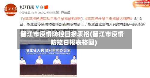 晋江市疫情防控日报表格(晋江市疫情防控日报表格图)
